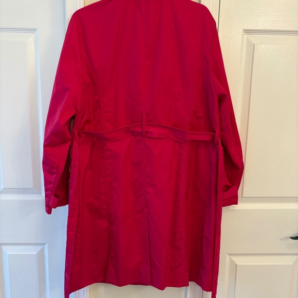NWOT Chicos Pink Trench Coat - Picture 2 of 7